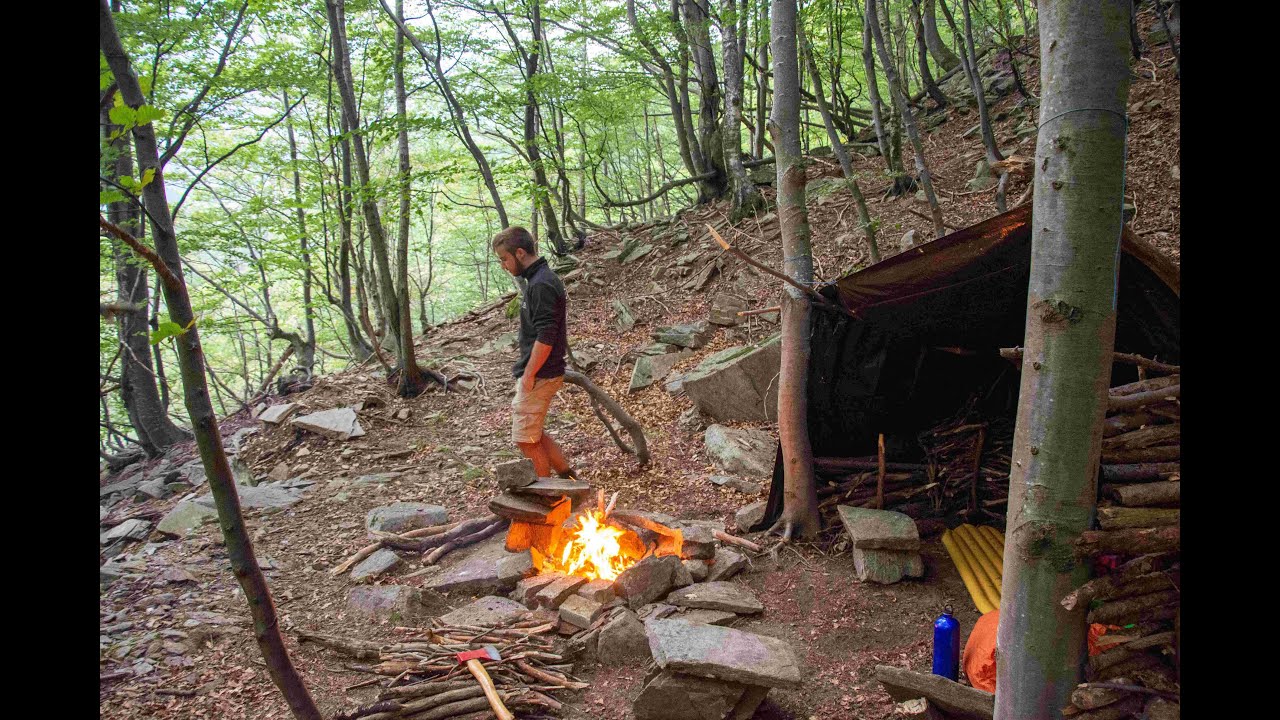 Bushcraft 3 jour dans les montagnes suisses - Gondo