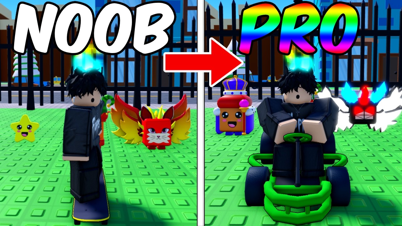 I Went From NOOB To PRO In Roblox Train to be the Fastest...