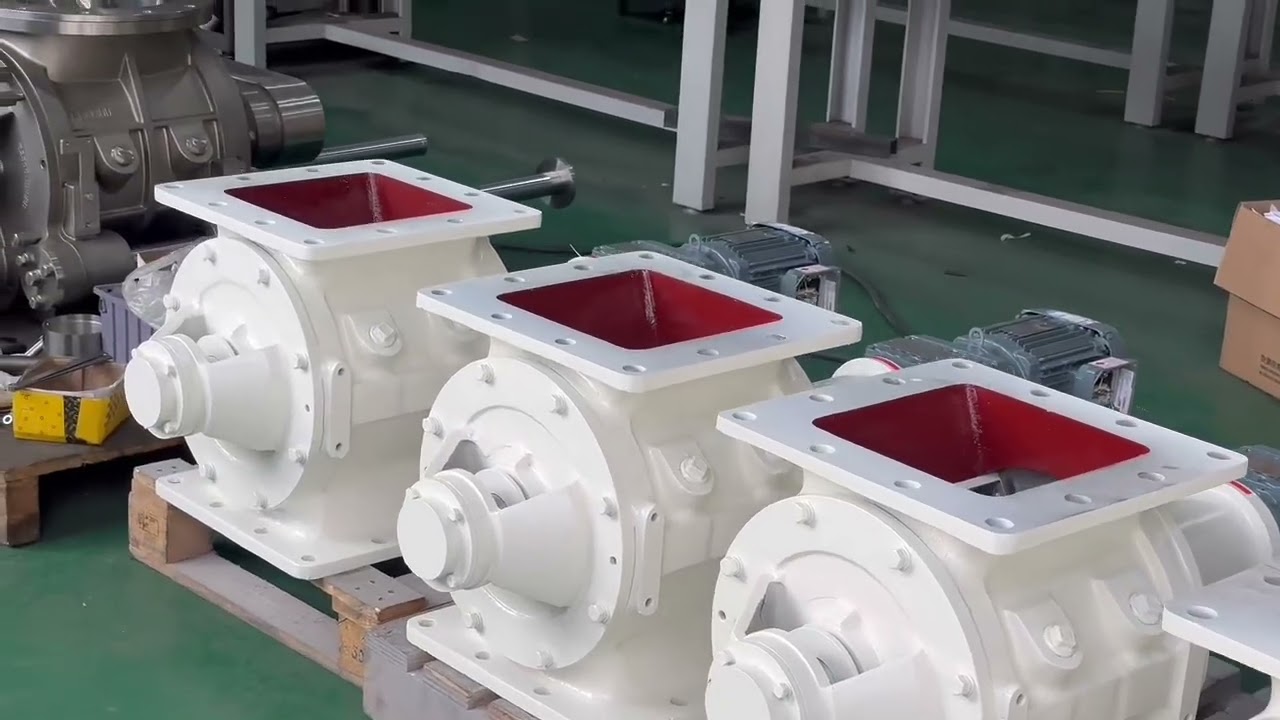 JNC rotary valves are widely used in a broad range of industries handling powder and granular