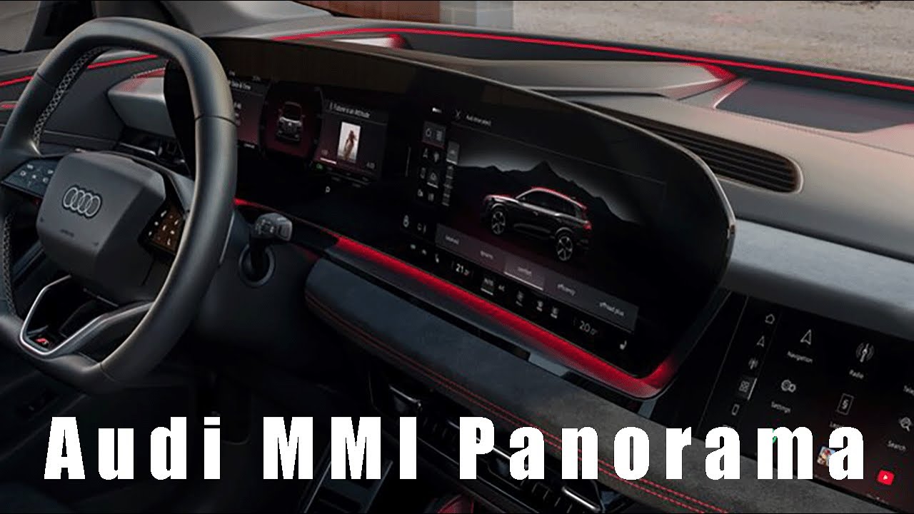 The NEW Audi MMI Panorma infotainment system | Full Tour | Audi Q6 E-Tron / A5 / A6 E-tron