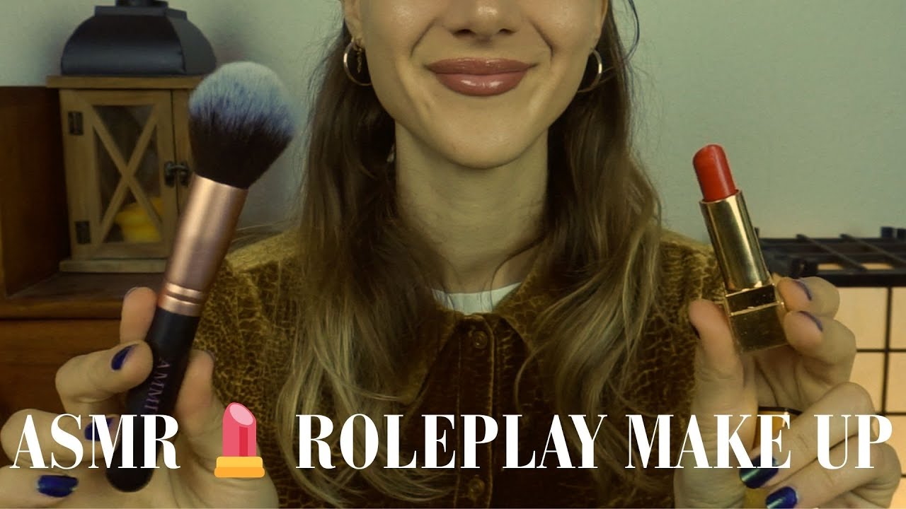 ⭐ ASMR Ролевая игра с мягким макияжем 💄 Твой французский друг подготовит тебя