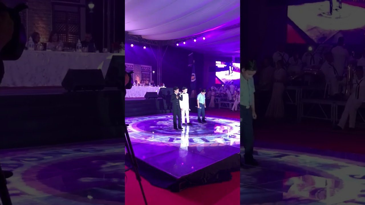 TNT BOYS SING LISTEN DURING THE AFP ANNIVERSARY