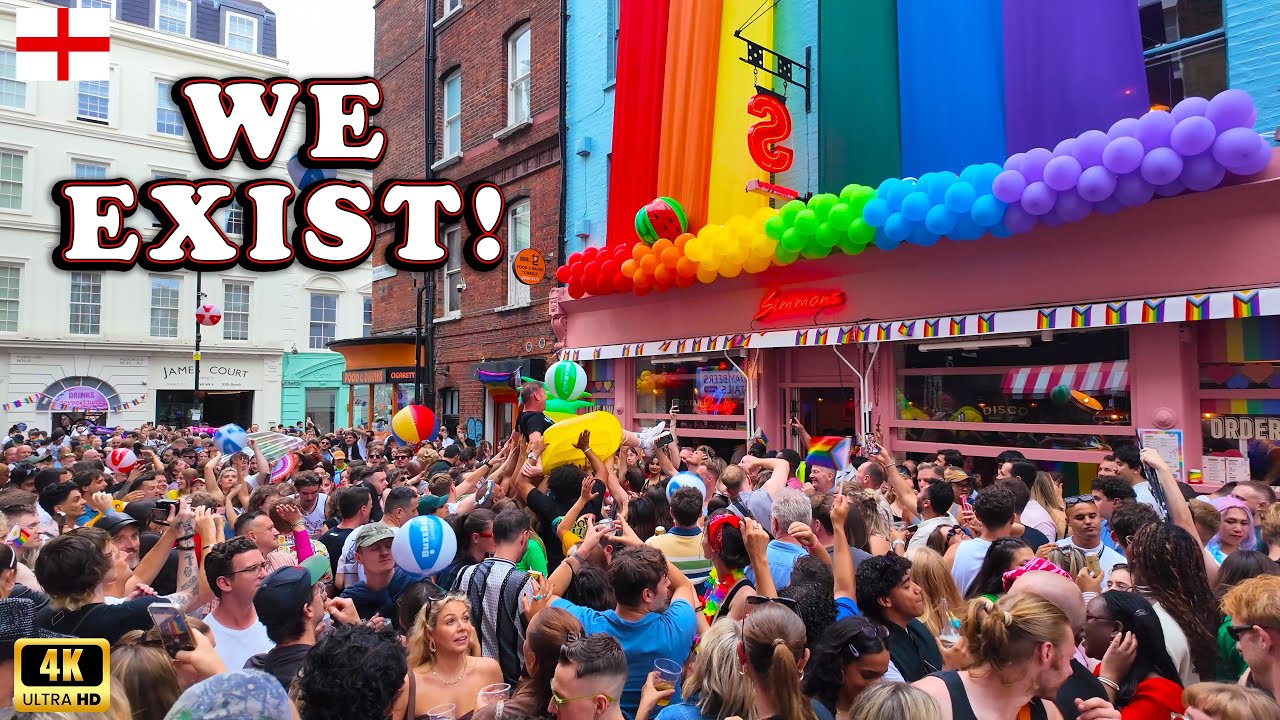 London Pride 2025 Crazy Celebrations in Soho 🏳️‍🌈