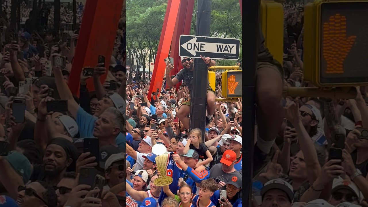 CRAZY KNICKS PARADE CELEBRATION!