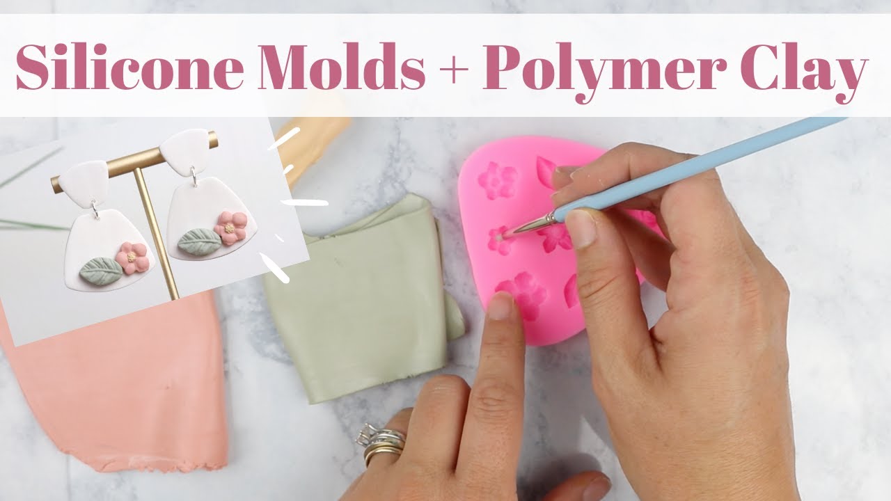 Silicone Molds With Polymer Clay Earrings | Tips For How To Use Silicone Molds To Make Polymer Clay
