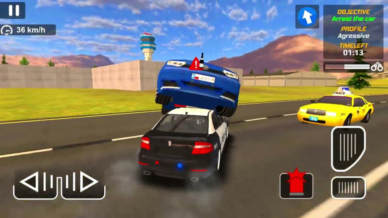 Police Car Chase City Driver Simulator 3D - Real City Cop Pursuit City Driver Gameplay (Android)