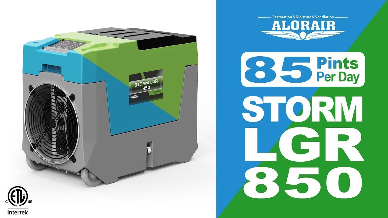 Storm LGR 850 Commercial Industrial Dehumidifier | Water Damage Restoration for Homes - AlorAir