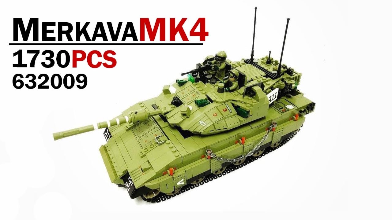 Lego Fan's Merkava MK4 Main Battle Tank by Panlos Brick.
