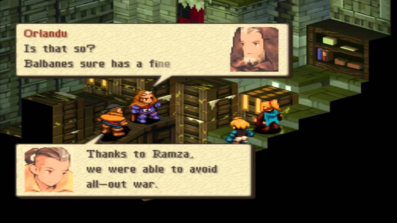 Final Fantasy Tactics Cutscene #50 Rescue of Cid
