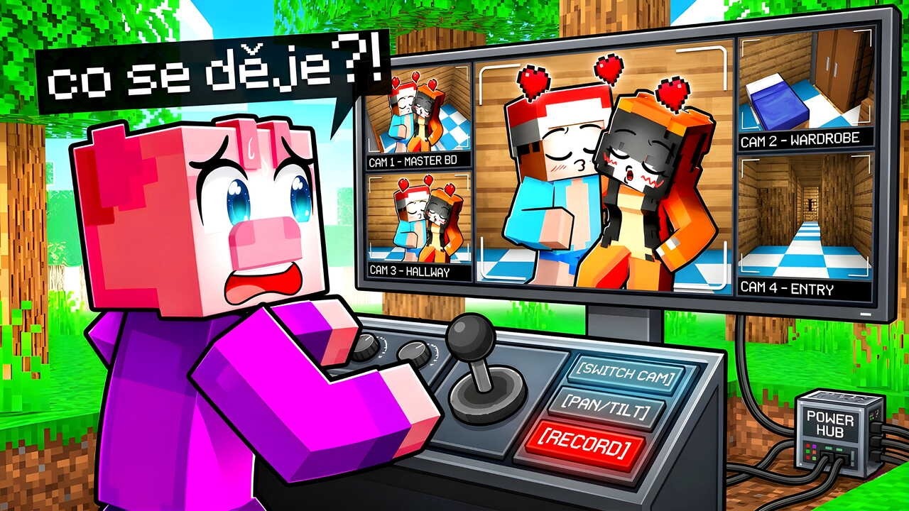 Používám KAMERY abych ZJISTIL TAJEMSTVÍ mých PŘÁTEL v Minecraftu!