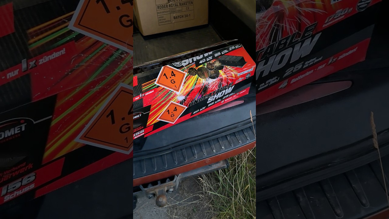 Unbeatable Show Verbund von Comet Feuerwerk