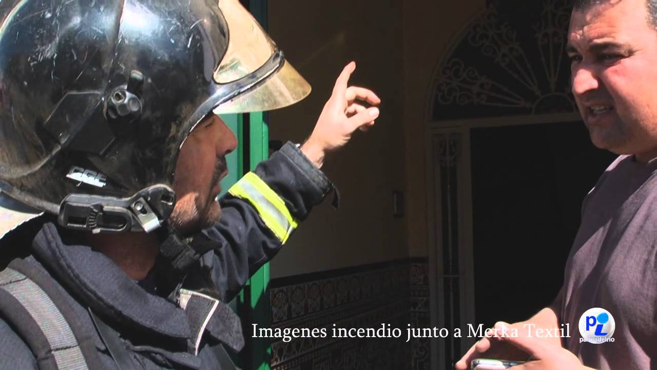 Incendio junto a Merka Textil FACEBOOK: Palma del Río Información