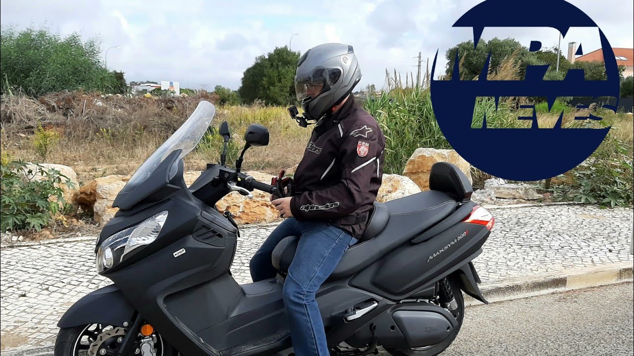 Apresentação e teste da Sym maxsym 600 abs executive