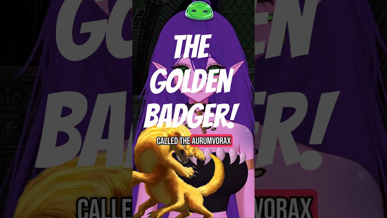 D&D Monster Facts: The Golden Badger! ☀️ #dnd #vtuber
