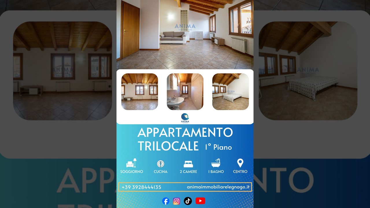 Appartamento trilocale in centro a Minerbe | Dove comodità e atmosfera si incontrano🏡✨