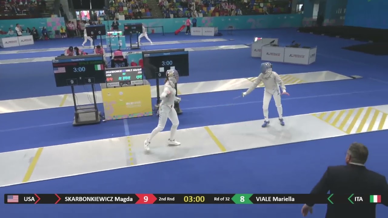 Wuxi Worlds 2025 JWS - L8 - Magda Skarbonkiewicz USA v Mariella Viale ITA