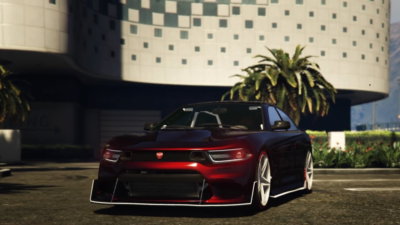 GTA 5 online - NEW Bravado Buffalo STX Customization (Dodge Charger Hellcat) 
