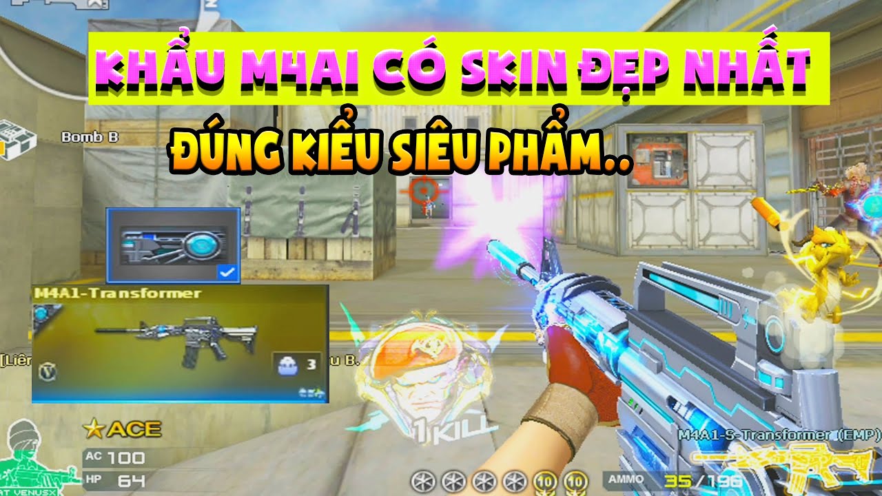 ► Khẩu M4a1 Trans cs kin đẹp nhất từ trước đến nay - Siêu phẩm của năm