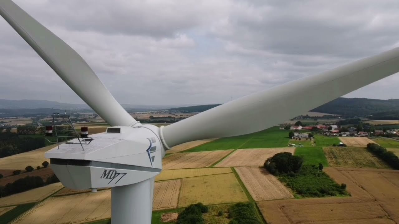 REpower md 77 Windrad Körle (Dji mini 2)
