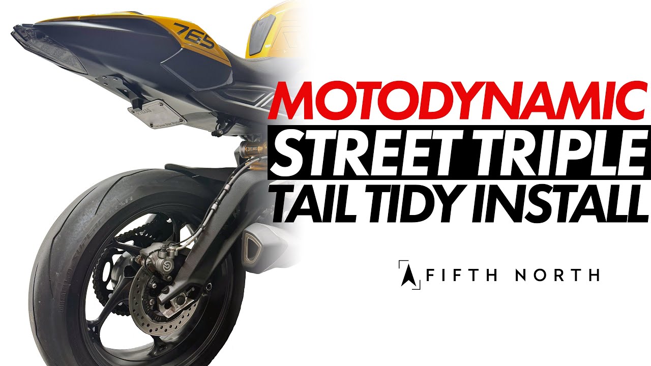 MOTODYNAMIC 2024 TRIUMPH STREET TRIPLE 765 RS | Установка комплекта для устранения низкопрофильны...