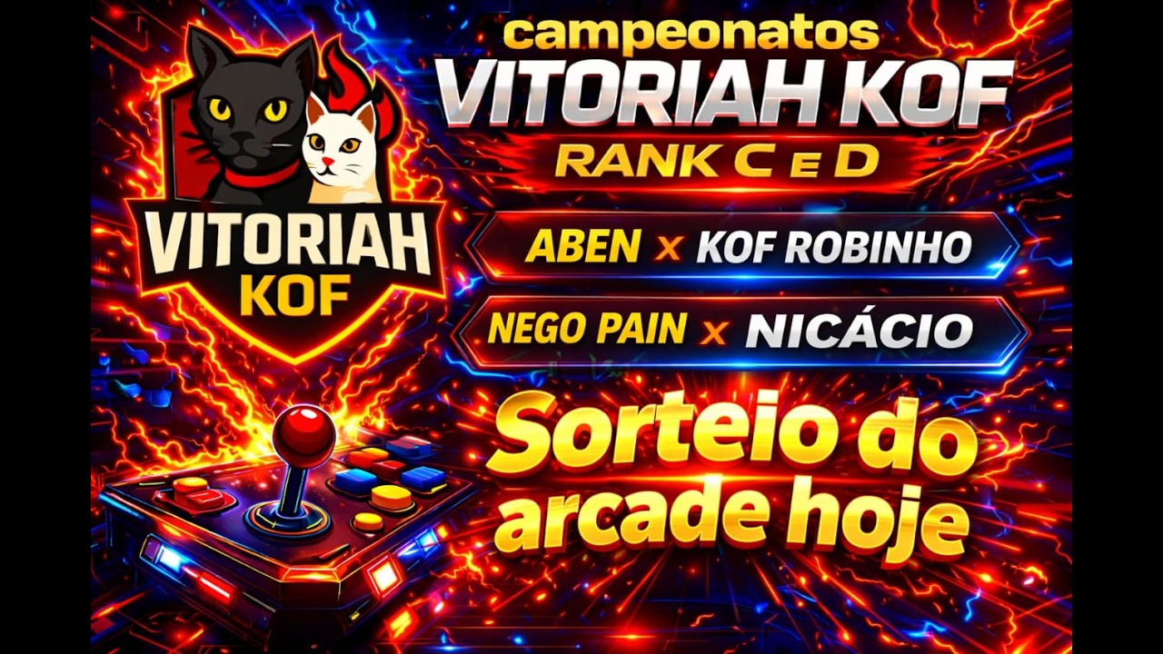VITORIAH LIVE: CAMPEONATO RANK C e D + SORTEIO DO ARCADE