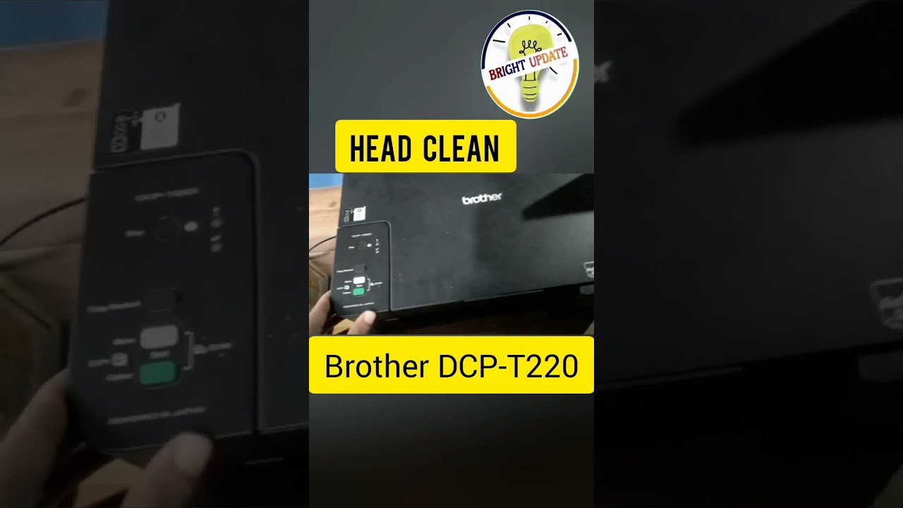 Head clean, Brother DCP-T220 Printer|   