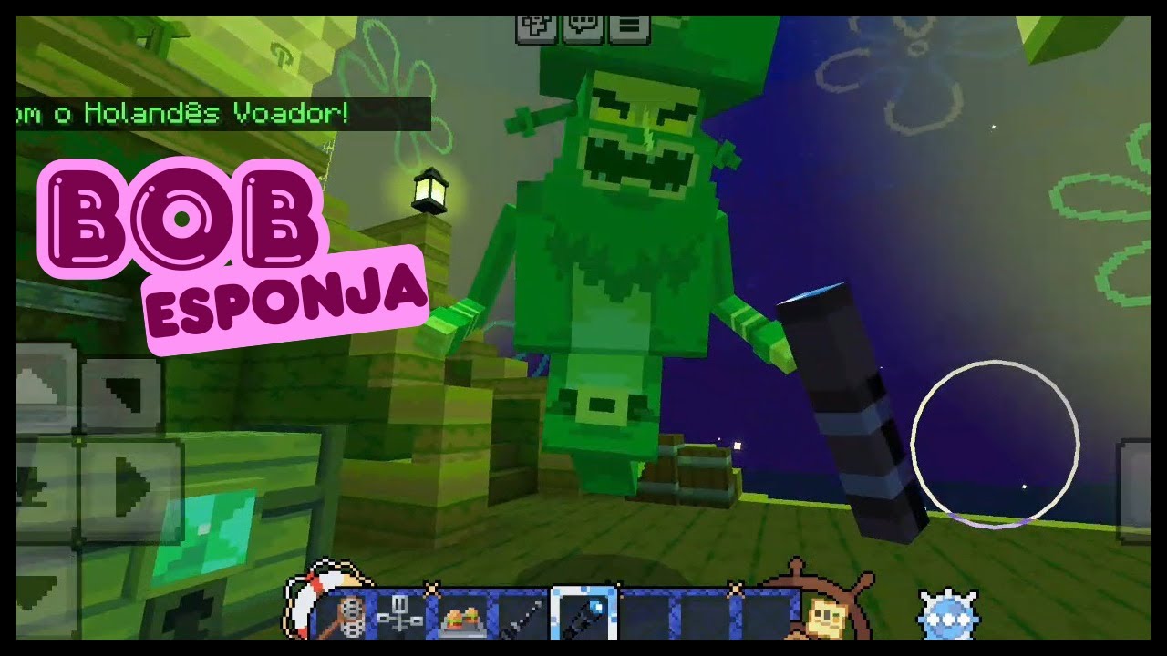 Minecraft Mapa do Bob Esponja - Holandês Voador