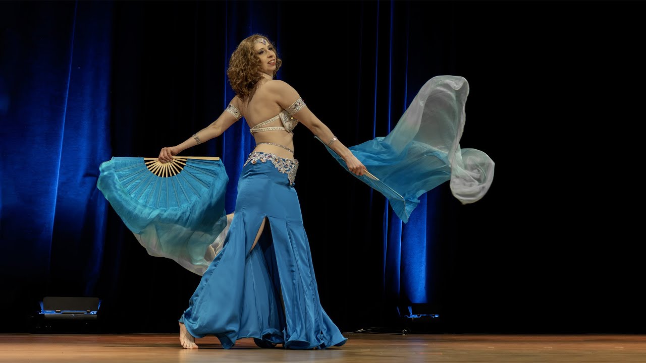 Alicja Podskoczy - bellydance with fanveils - Ya Salam 2025