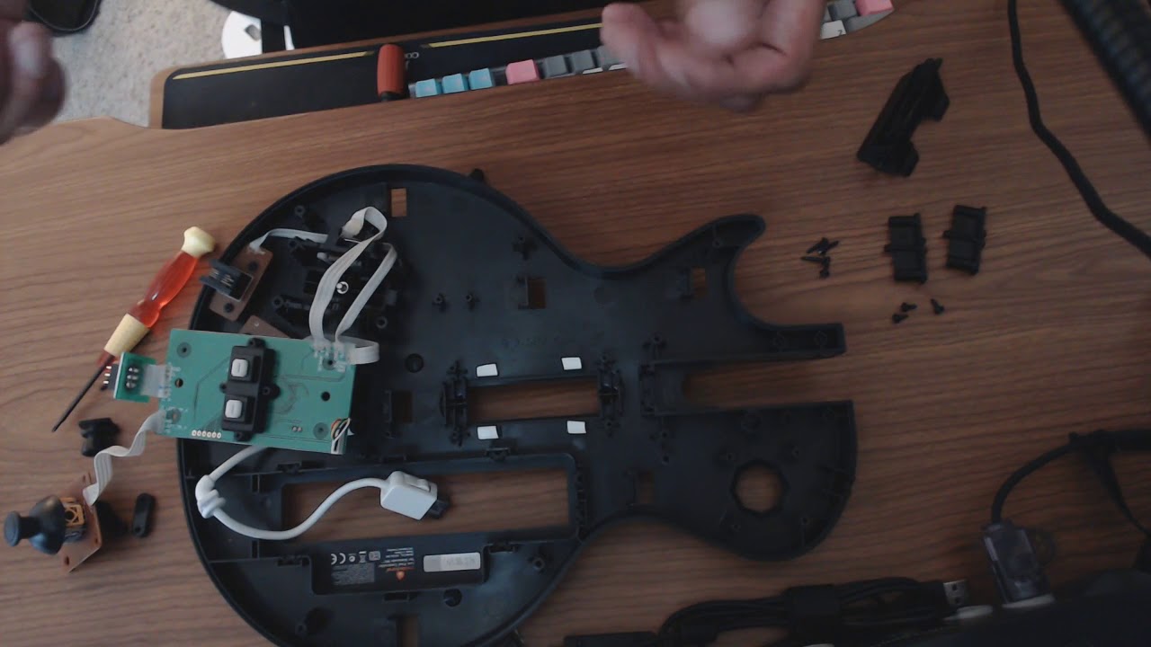 Overstrum fix for Guitar Hero guitars