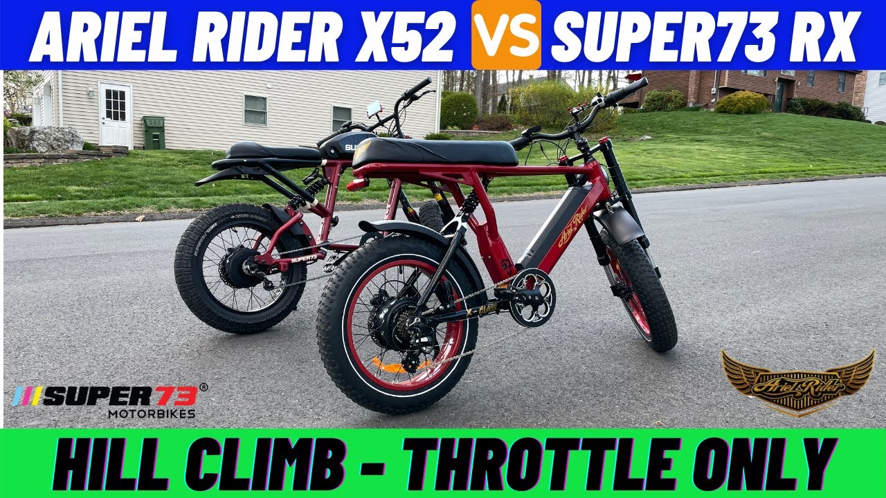 Ariel Rider X-Class 52V // VS SUPER73 HILL CLIMB THROTTLE ONLY