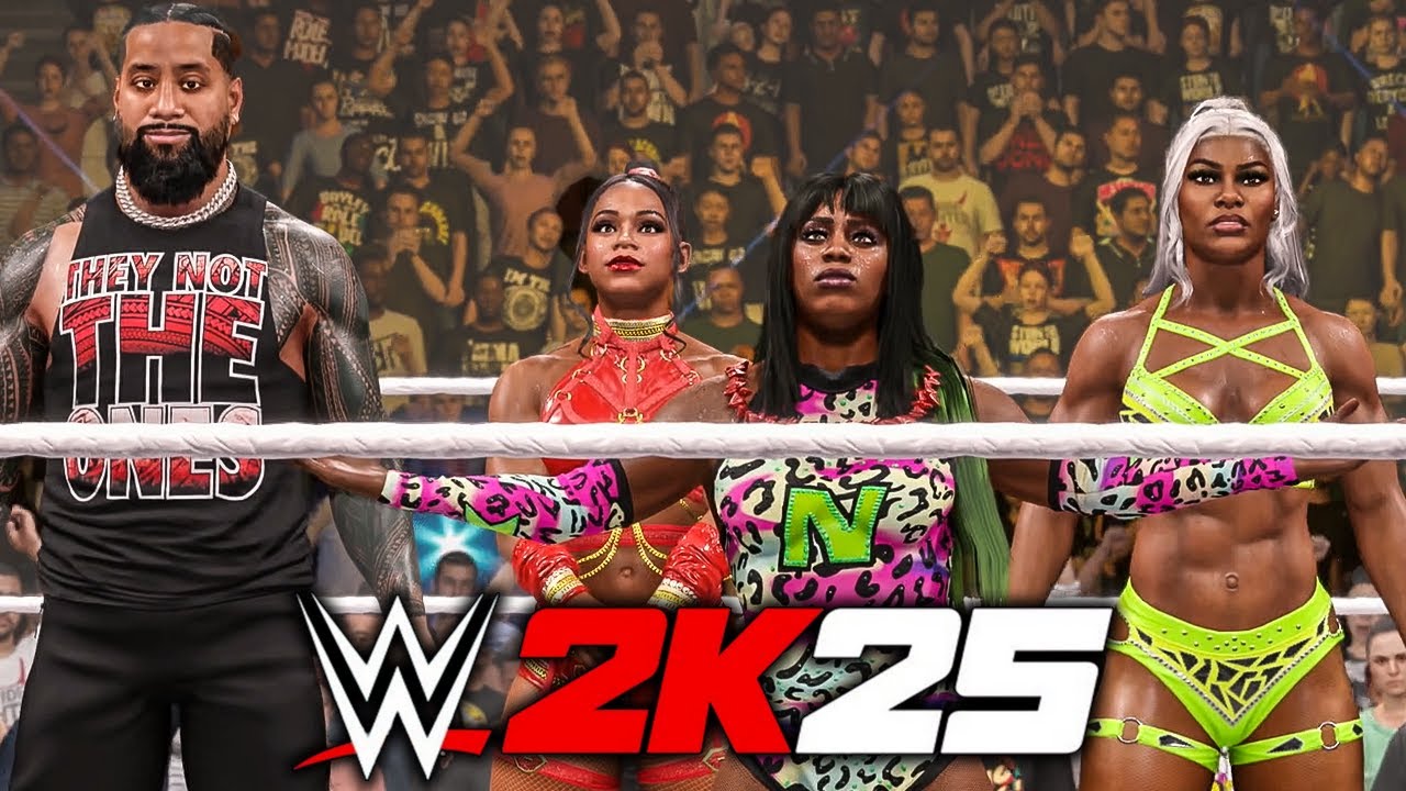 I Played a WWE 2K25 Bloodline Rules Match Early