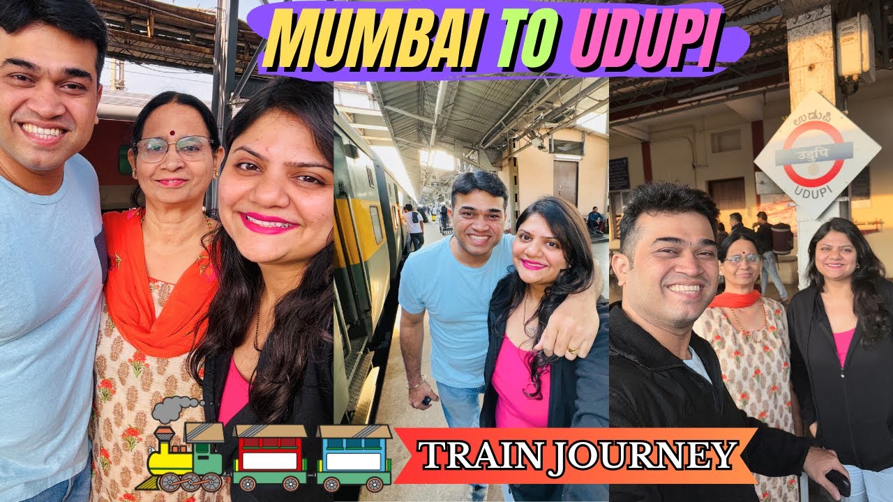 Mumbai To Udupi Train Journey | Konkani Family | Food & Life Style | Ganesh Kini Vlogs