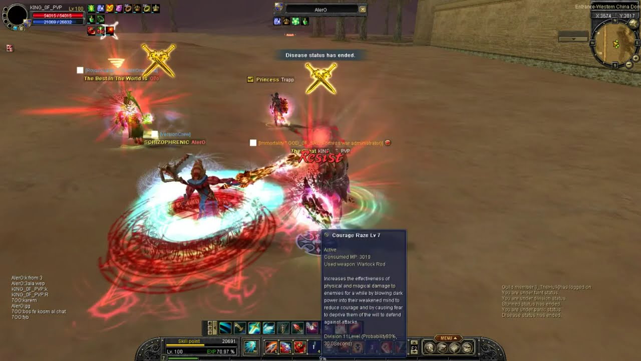 KINGOFPVP vs 7OO playing on 