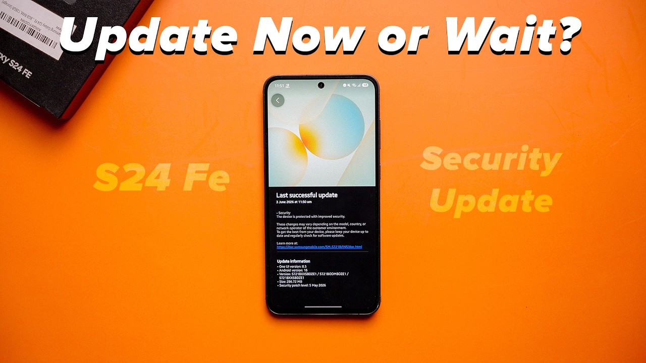 Samsung Galaxy S24 Fe 5g New Software Update Released (Review after some days...)