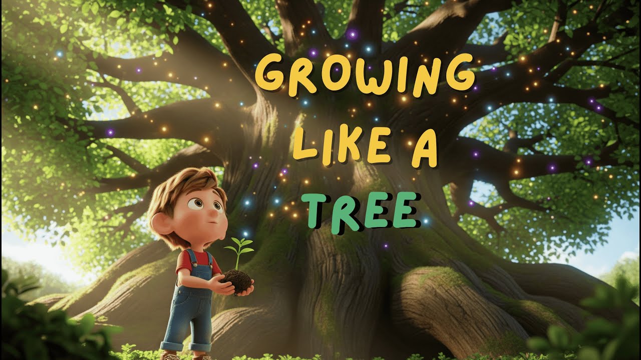 Growing Like a Tree – Calm Kids Affirmation Lullaby | 30-Minute Loop for Growth & Inspiration