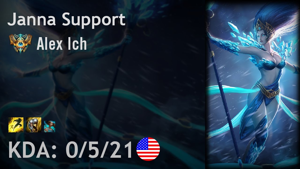 Janna Support vs Camille - Alex Ich - NA Challenger Patch 7.1