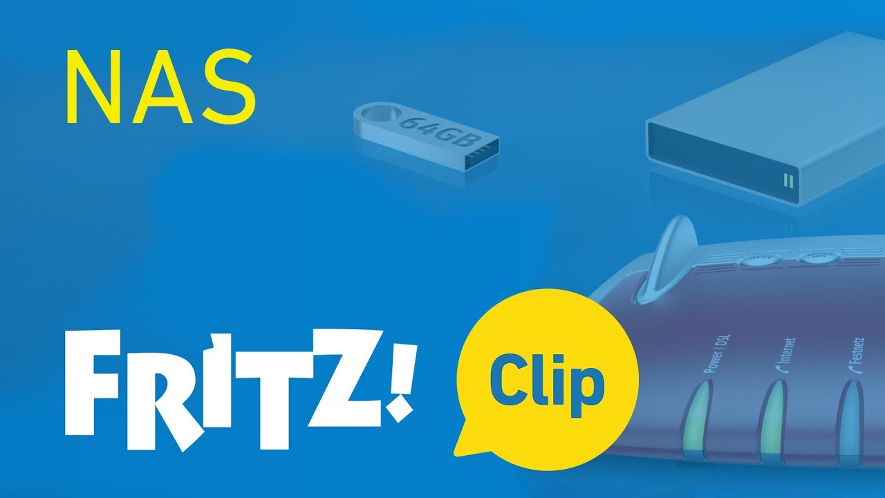 FRITZ! Clip – De FRITZ!Box als netwerkgeheugen (NAS)