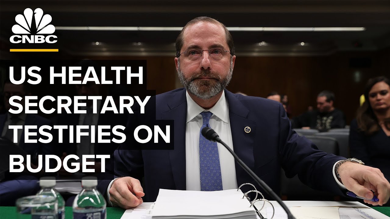 Health Secretary Alex Azar testifies before Congress on fiscal 2021 budget &ndash; 2/26/2020