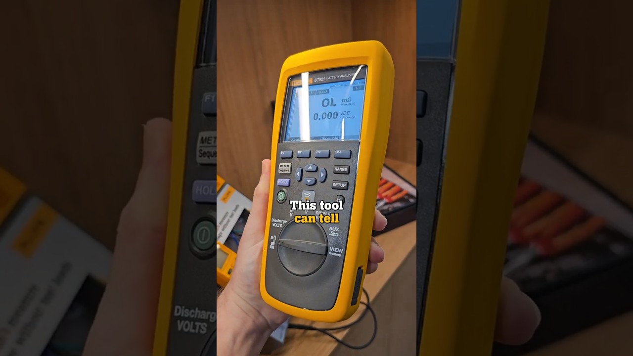 Understand your Battery Health with the Fluke BT521 Battery Analyser