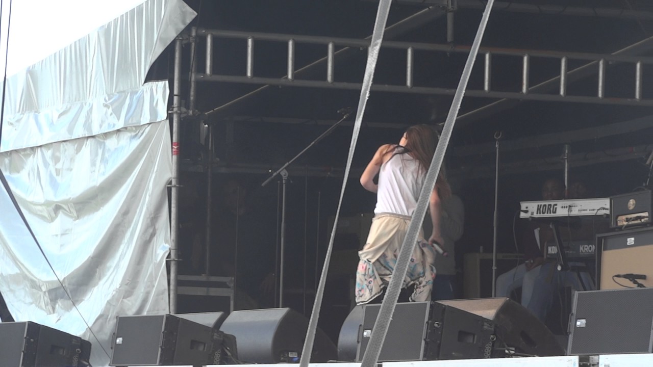 Courtney Hadwin from The Voice Kids at Bents Park South Shields