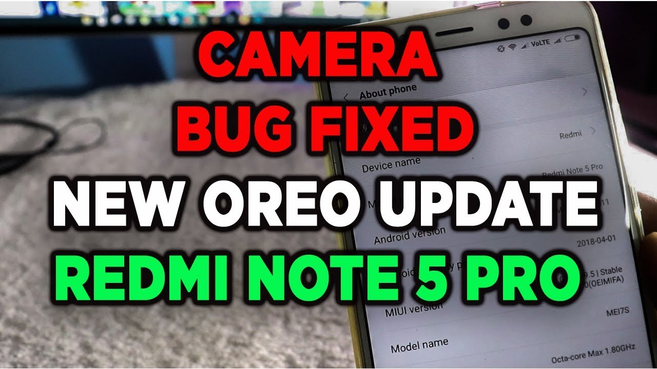 MIUI V9.5.11.0 OEIMIFA OREO Update for REDMI NOTE 5 PRO | CAMERA BUGS FIXED