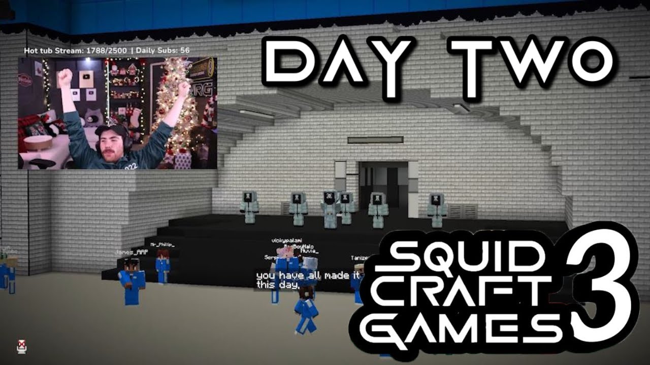 Squid Craft Games 3 DAY 2 Sapnap POV (edited down)