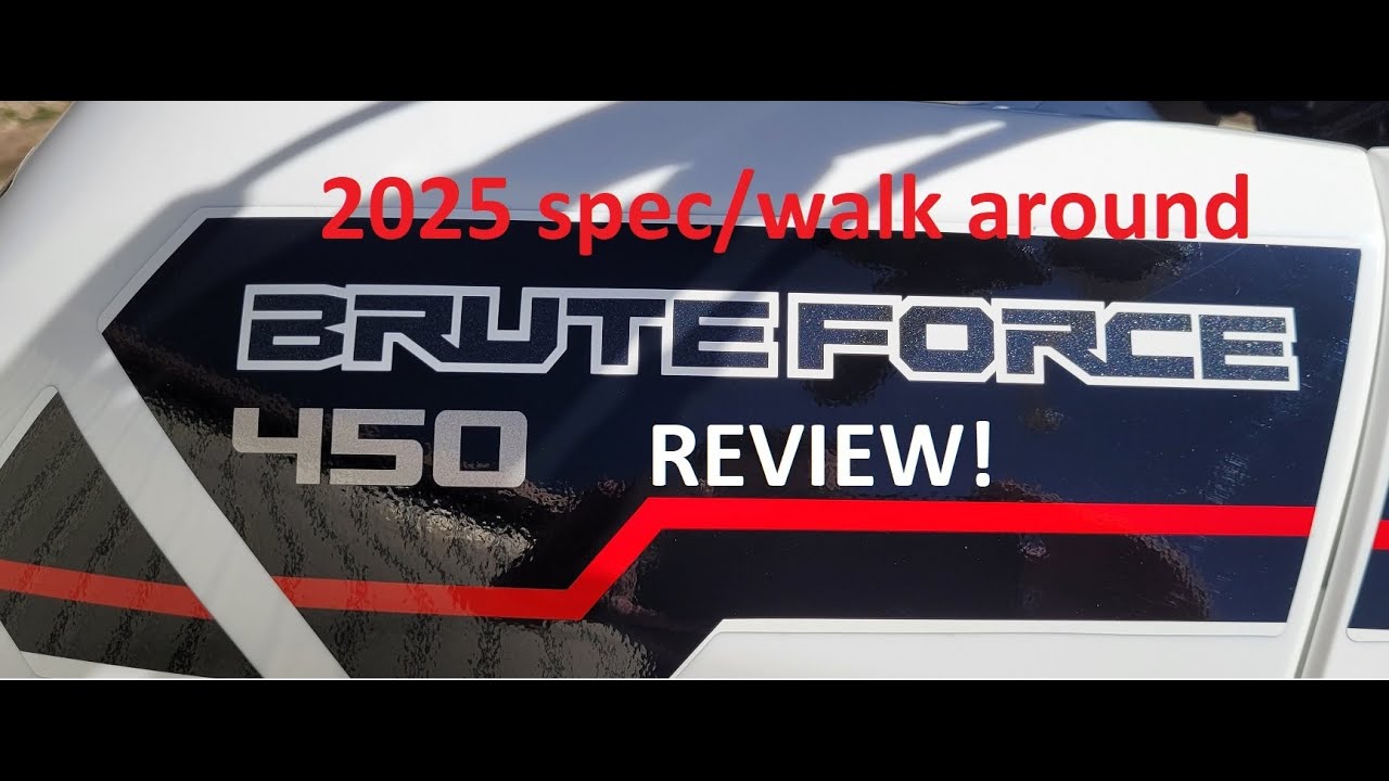 ALL NEW 2025 Kawasaki Brute Force 450 Spec and Walk around review #kawasaki #bruteforce