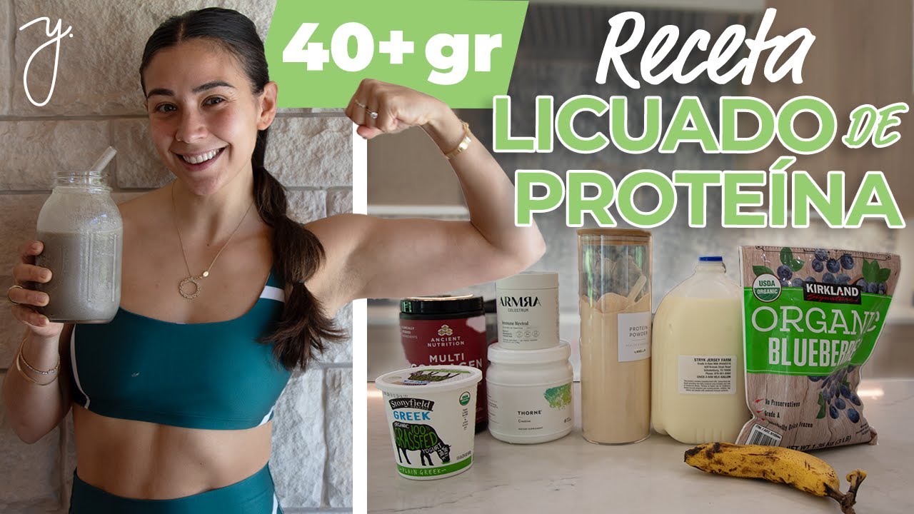 Licuado de Proteína I 40 g de Proteína, Rico en Nutrientes y Lleno de Antioxidantes