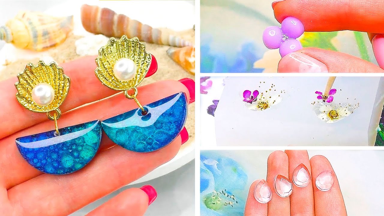 TOP 5 UV resin awesome crafts | Jewelry DIY ideas