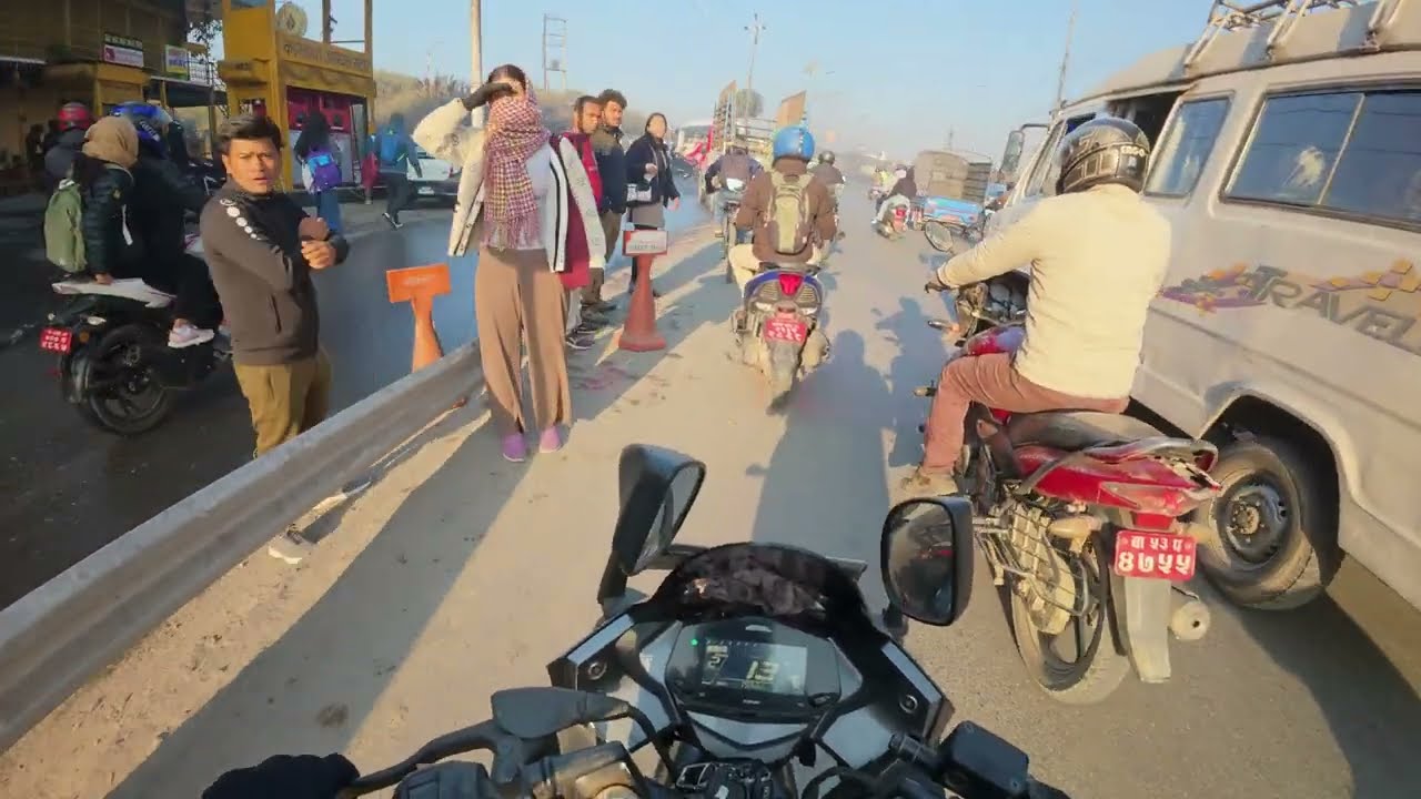 Gixxer sf 250 exhaust sound 2025 | Kathmandu, Nepal: Speed Limit 50 km/h Only 😜| Raw Ride Footage