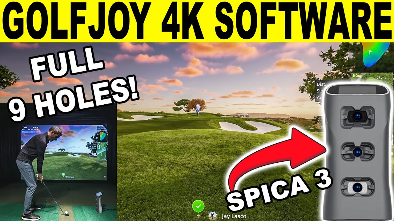 Обзор GolfJoy Spica 3 — симулятор гольфа в разрешении 4K! (Код скидки)