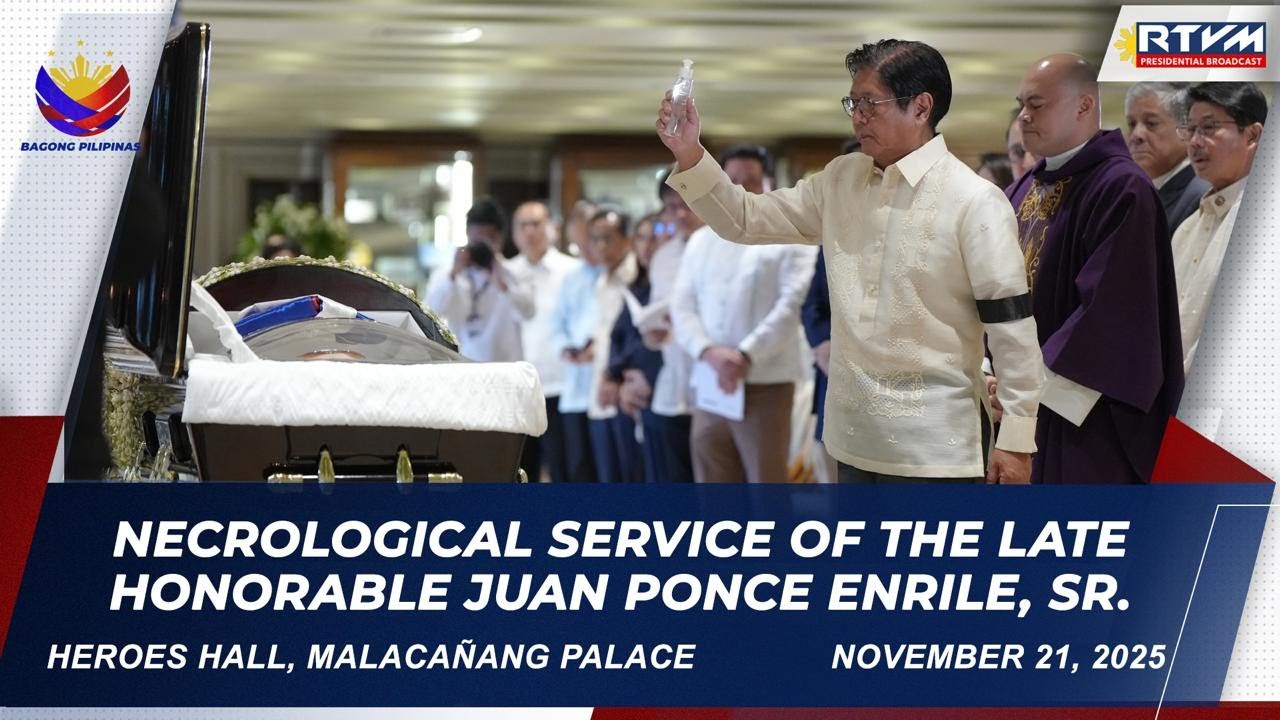 Necrological Service for the Late Juan Ponce Enrile Sr. 11/21/2025