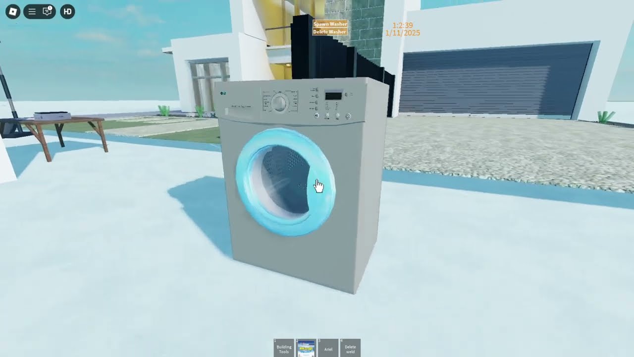 BOSCH WASHING MACHINE DESTRUCTION !😱 Dangerous Jumping Unbalanced Spin + BANGING (Roblox)
