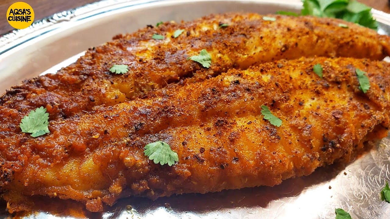 Fish Fry NEW Recipe, Khadda Fish Popular Lahori Fish With Secret Masala By Aqsa's Cuisine Fried Fish